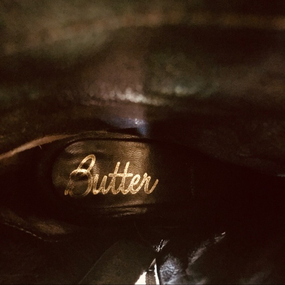 Butter Brand Brown Leather Boots Size 37.5 - Picture 7 of 13